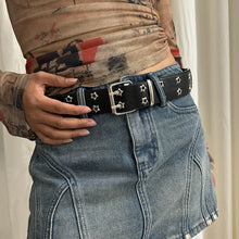 Load image into Gallery viewer, Women&#39;s Belt  Large size Double Hole Men Belt Punk Hip Hop Rock Style Subculture Y2K Belt Punch Free Belt for Men and Women
