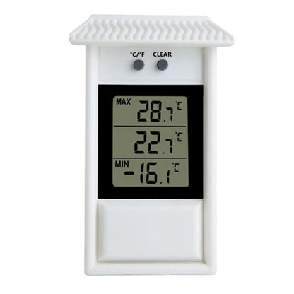 Garden Waterproof Thermometer Digital Thermometer Display Max Min Greenhouse Thermometer Garden Indoor Outdoor Wall Room