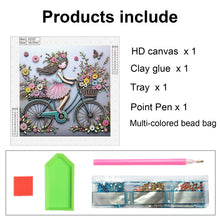 Load image into Gallery viewer, Ride a bike Shape Diamond Art Painting Kit for Adult Beginner,Crystal Diamond Dot Kit for Home Wall Decoration Giftos
