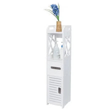 Load image into Gallery viewer, Bathroom Storage Shelf Drawer Multi Compartment Organizer Water Proof Anti Decay Anti Rot Environmental Friendly White
