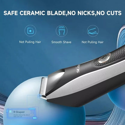 Sejoy Body Hair Trimmer for Men  Pubic Hair Trimmer Ball Shaver Hair Cutting Machine