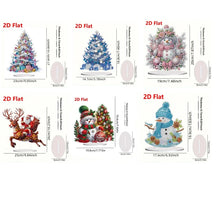 Load image into Gallery viewer, 1pc DIY Diamond Painting Christmas Table Decoration for Adults Acrylic Diamond Art Desk Ornament for for Bedroom, Living Room
