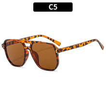 Load image into Gallery viewer, Vintage Square Sunglasses for Women Men Thick Frame Double Bridges Eyewear Female Chic Polygon Sun Glasses UV400 Shades
