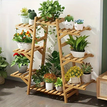Load image into Gallery viewer, 1pc Balcony Flower Rack Storage Rack Indoor Succulent Climbing Flower Rack Plant Planter Rack Modern Living Room Floor Stand
