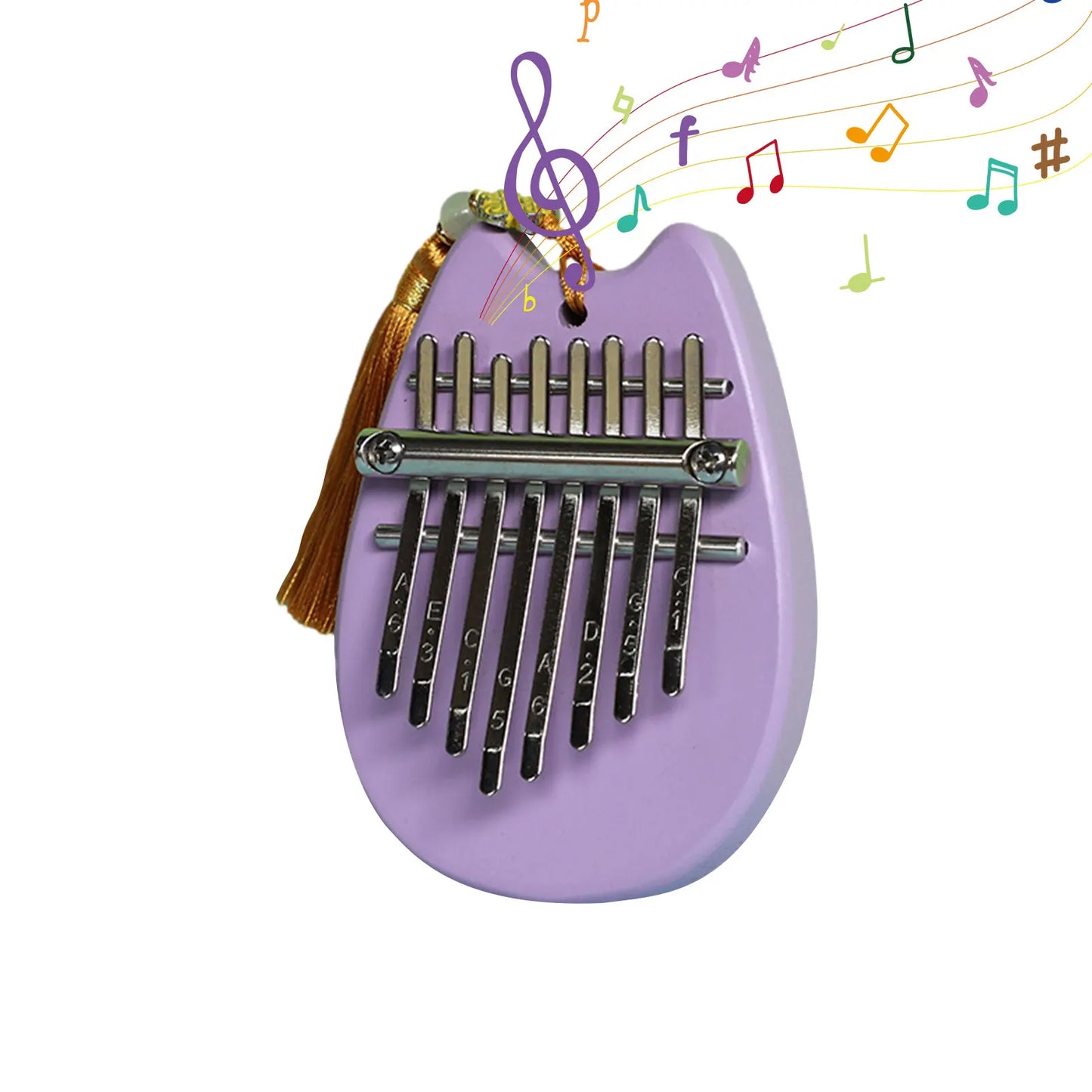 Kalimba Thumb Piano 8 Key Alto Mini Kalimba Instrument Portable Mbira Finger Piano Finger Instruments Decorative Cute For Kids