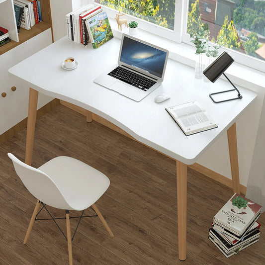 Stand Up Desk Workstation Whole-Piece Desktop Ergonomic Standing Computer Desk Home Office Study Desk Wood Spacious For Student
