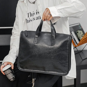 Large Capacity Handbags Men Business Laptop Bag Top-Handle Bags Briefcase With Shoulder Strap Mens Travel Crossbody Bag Totes