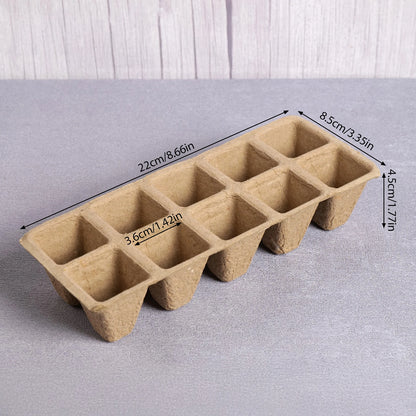 Seed Starter Tray Plants Growing Trays Germination Trays Organic Plant Starter Kit for Seed Growing Germination