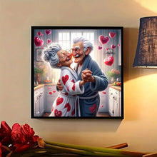 Load image into Gallery viewer, A romantic dance diamond painting set, DIY adult full diamond home decoration painting set, adult, frameless art crafts
