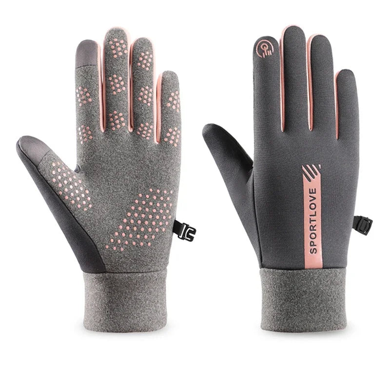 Winter Gloves Women Cycling Bike Thermal Cold Resistance Wind Waterproof Bicycle Warm Outdoor Running Skiing Mittens
