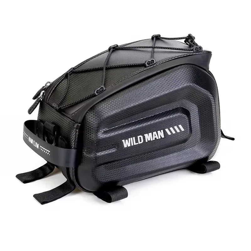 4L Multifunctional Bicycle Rear Seat Bag Waterproof Cycling Bike Rack Trunk Cargo Bag Pannier Bag Handbag Shoulder Bag