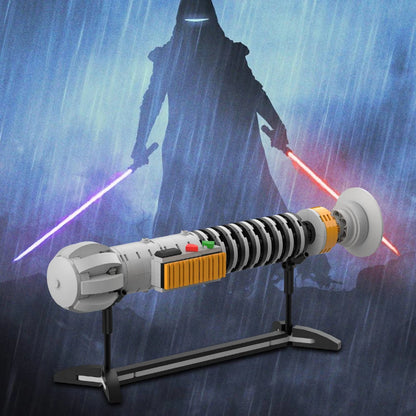 Luke Light Sword with Display Stand Building Set, Space Galaxy Wars Collection Display Building Model, Creative Present for Fans
