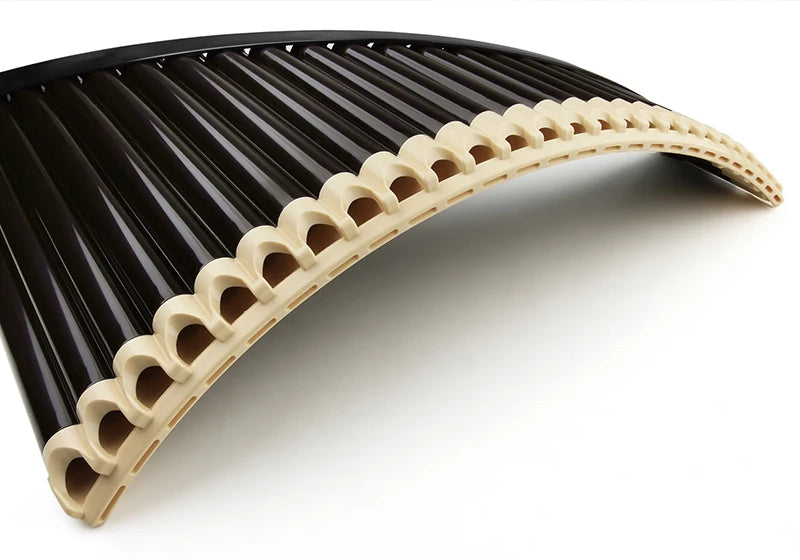 Professional ABS Panflute, Musical Instrument Panpipe, Transverse Pan Fluta Music Wind Musicales, Diatonic Scale, 26 C Key Pipes