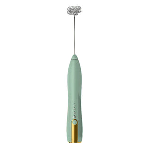 Electric Drink Mixer 3 Speeds Mini Stirrer Whipper Adjustable USB Rechargeable 14000rpm 1500mAh with TYPE-C/Mixing Head Wireless