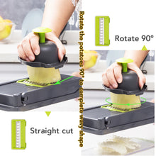 Load image into Gallery viewer, Vegetable Chopper Multifunctional Grater Cutter Kitchen Accessories Manual Fruit Slicer Potatos Shredders Cheese Onions Slicers

