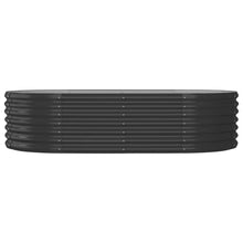 Load image into Gallery viewer, Garden Raised Bed Powdercoated Steel 59.8x31.5x14.2 Anthracite
