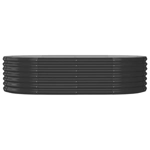 Garden Raised Bed Powdercoated Steel 59.8x31.5x14.2 Anthracite