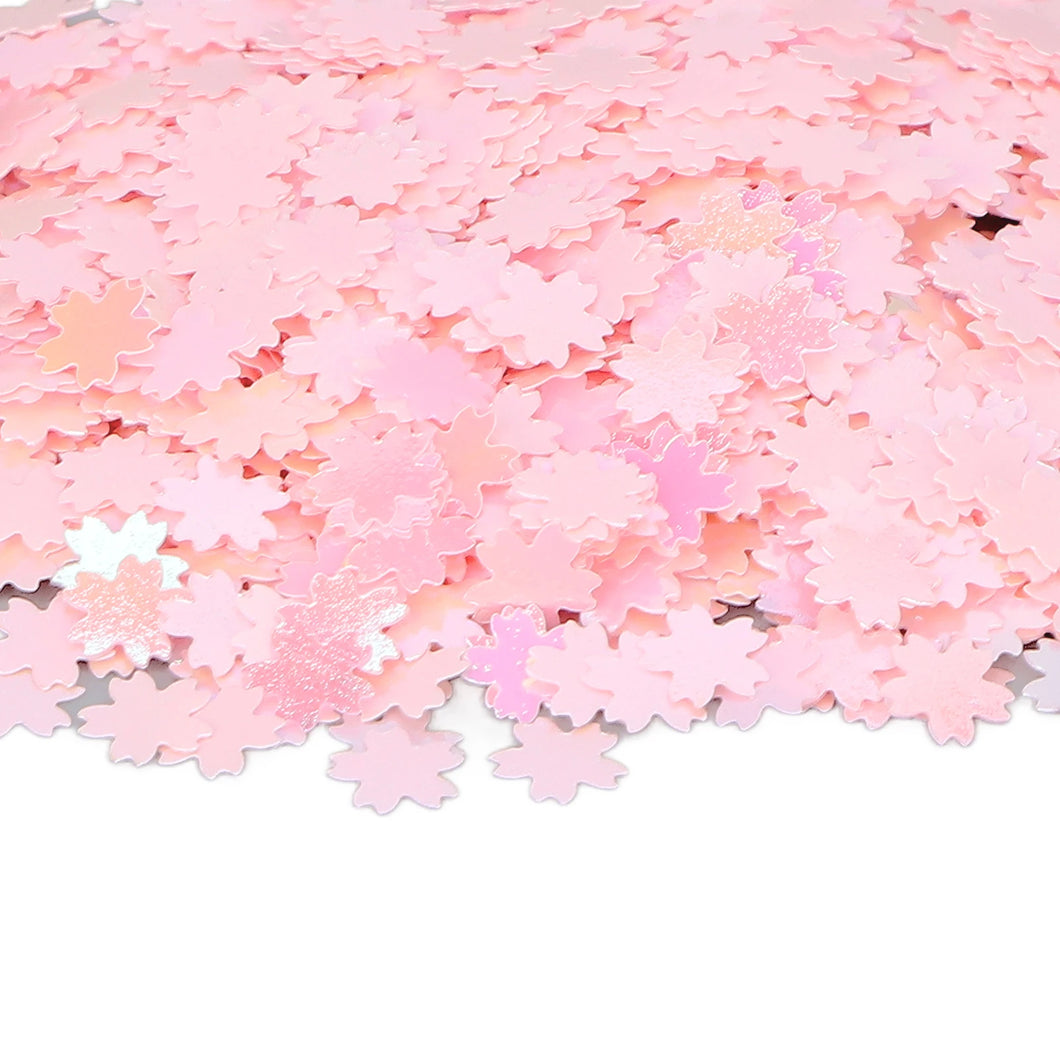 Nail Art Glitter Flakes Cherry Shape Sparkling Manicure Decoration Sequins for Nail Shop Pink 50g
