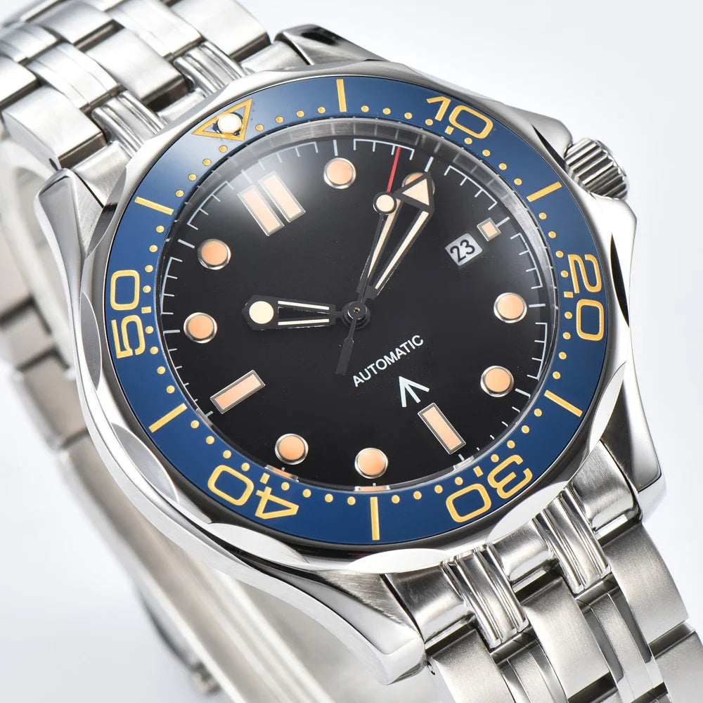 Men's Watch, 8215 Automatic Movement, Men's Mechanical Wristwatch, Stainless Steel Water Resistant Bracelet