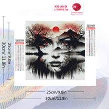 Load image into Gallery viewer, Diamond Painting Mountain Landscape Suitable for Beginners DIY Woman Diamond Mosaic Tree River Handmade Hobby
