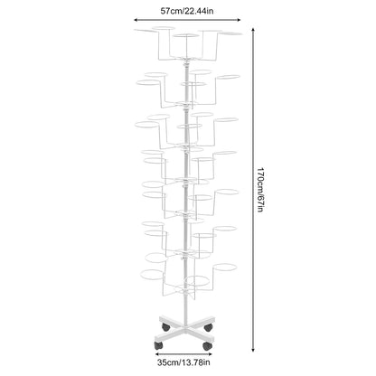 Space-Saving Hat Rack: High-Quality, Stylish, and Convenient Storage for Home or Store