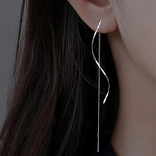 Load image into Gallery viewer, 1 Pair Fashion Long Tassel Threader Earrings For Women Simple Long Chain Earrings Party Wedding Jewelry Gifts
