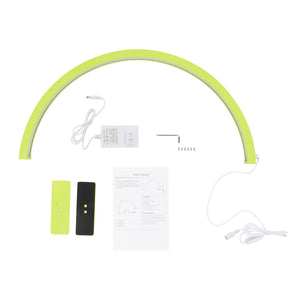 LED Half Moon Light Adjust Brightness 3000K‑6000 Half Moon Desk Lamp for Nail Art, Facial Spa, Skincare, Lash Extensions