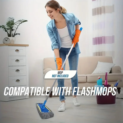 8pcs Reusable Mop Replacement Pad, Wet And Dry Use Flat Floor Mop Cloth, Washable And Durable Replacement Mop Cloth