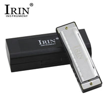 Load image into Gallery viewer, IRIN 10 Holes G Key 20 Tone Harmonica Colorful Blues Harmonica Woodwind Instrument Suitable for Beginners Teaching Playing Gift
