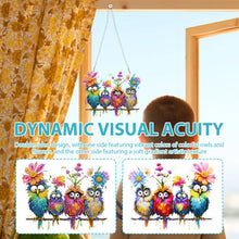 Load image into Gallery viewer, Diamond Art Wall Hanging Kit Welcome Signs DIY Diamond Painting Double Sided Craft Decor Door Hanging Ornament Window Decorative
