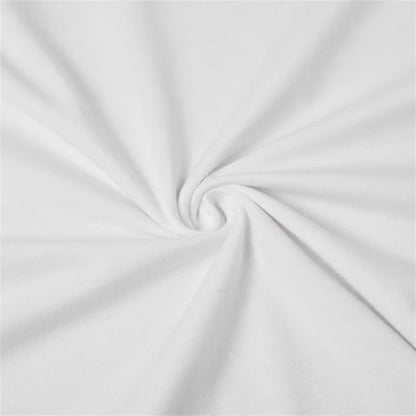 Women Clothing Chic Hand-painted Printing Basic T-shirt Summer Fashion Pure Round Neck Short Sleeve Tees Casual Loose Top Y2K