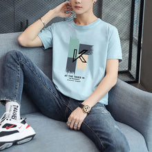 Load image into Gallery viewer, Men&#39;s T-shirt Gym Tops White Graphic Male Tees Shirts Heather 100℅ Cotton Cheap Clothes And Comfortable Streetwear Stylish Y2k
