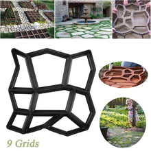 Load image into Gallery viewer, Garden Mold Walk Pavement Reusable DIY Manually Paving Cement Brick Stone Road Concrete Molds Manually Paving Patio Molds
