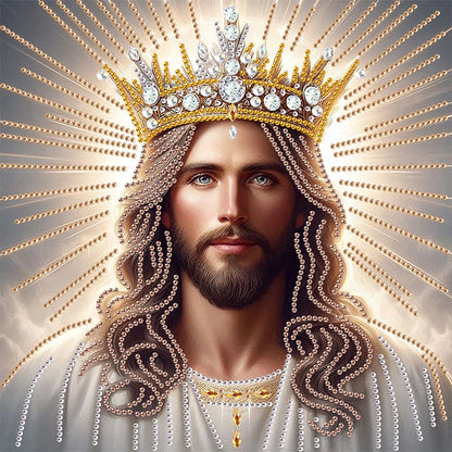 5 to Choose from 5D DIY Partial Special Shaped Drill Diamond Painting Kit Mary & Jesus Decoration