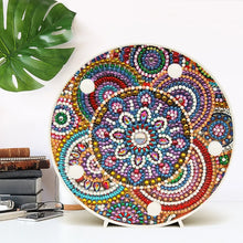 Load image into Gallery viewer, Mandala Round Circle DIY Diamond Painting Led Light Night Lamp Table Desk Decoration
