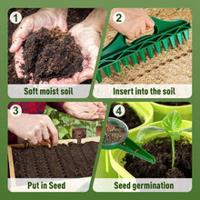 Load image into Gallery viewer, Seed Spreader, 2025 New Sowing Seeds Dispenser Set, Handheld Seed Planter Tool Seed Dibber Multifunctional Seed Spacer Gardening
