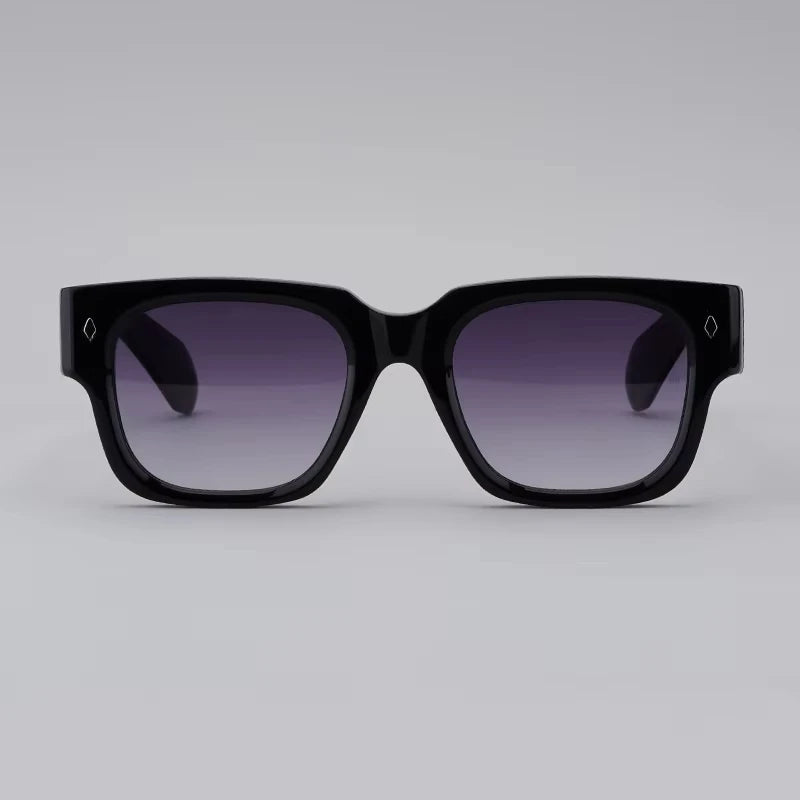 Sunglasses for Men Vintage Acetate Luxury Designer Sunglasses Women Occhiali Da Sole Da Uomo ENZO Red Lens Sunglasses