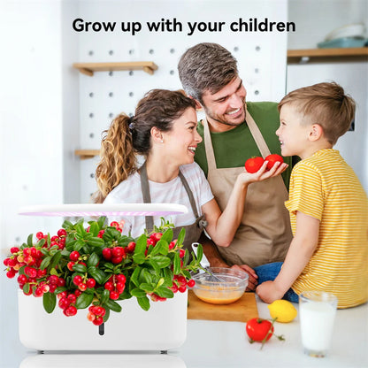 Plant Hydroponics System Growing Indoor Garden LED Light Smart Planting Machine Self Watering Indoor Home Gardening Planter