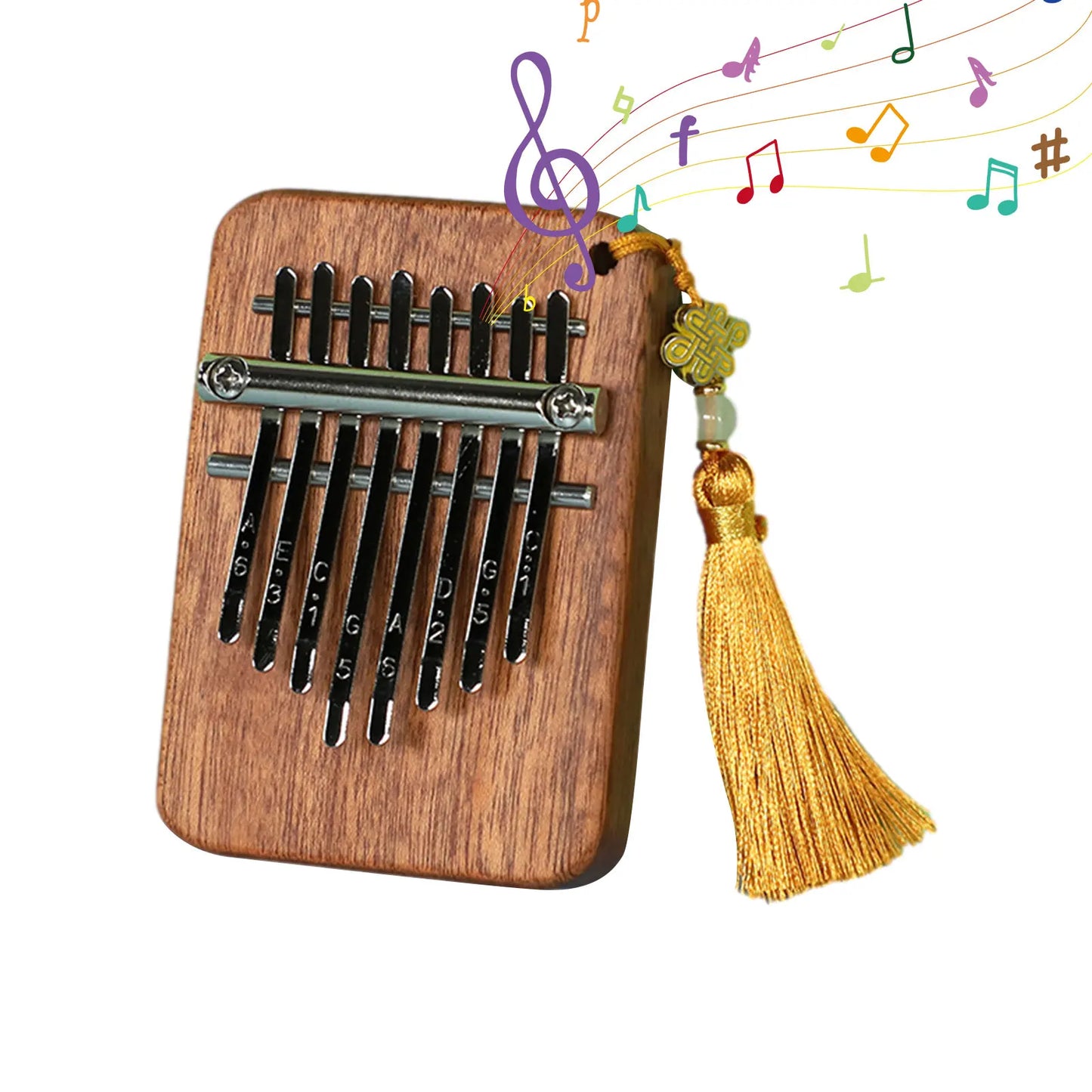 Kalimba Thumb Piano 8 Key Alto Mini Kalimba Instrument Portable Mbira Finger Piano Finger Instruments Decorative Cute For Kids