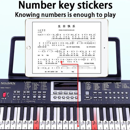 61 Keys Electronic Piano Professional Adult Children Beginner Keyboard Instrument Portable Electronic Organ Musical Synthesizer