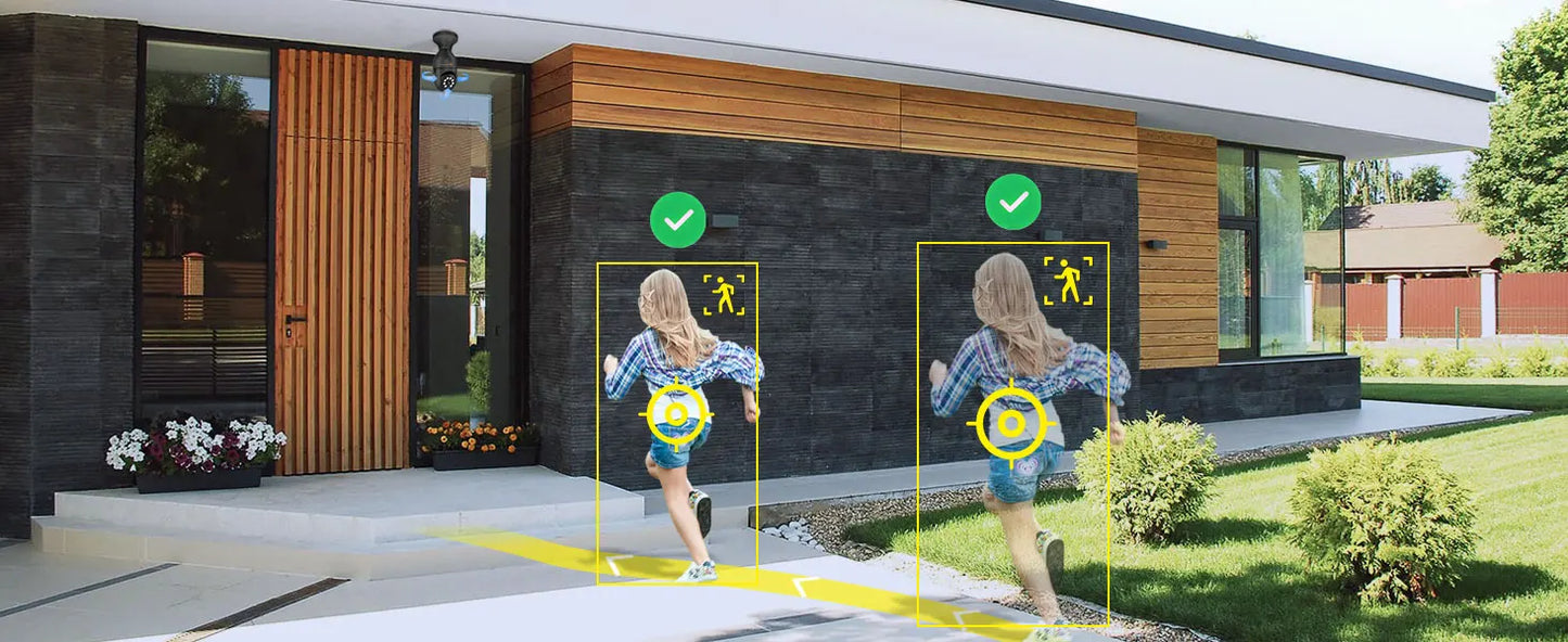 Jennov 2Pcs 2K WiFi Light Bulb Security Camera Wireless Outdoor - Cameras for Home Security Outside, Light Socket Indoor Camera