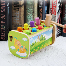 Load image into Gallery viewer, Montessori Wooden Percussion Instrument Toy | Drum Bench &amp; Number Sorting Maze | Children&#39;s Music and MathEnlightenment
