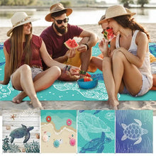 Load image into Gallery viewer, Waterproof Sandproof Beach Mat Folding Camping Supplies Blanket Portable Lightweight Outdoor Relax Picnic Travel Mat 200 X 210cm
