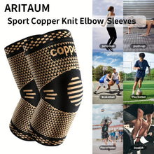 Load image into Gallery viewer, Elbow compression sleeve (1 pair)-prevents and restores tendonitis support for weight liftin
