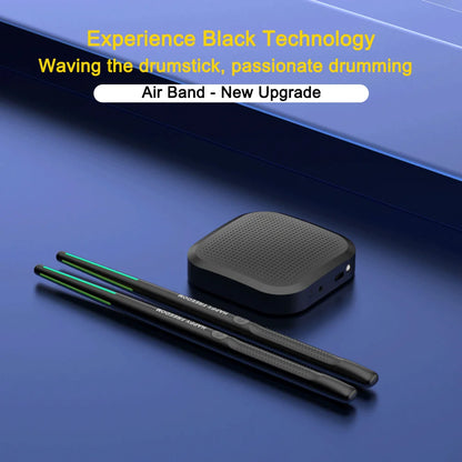 Electric Air Drumsticks Portable Air Drum with Drumsticks Professional Smart Electronic Drum Set for Beginners Children Adults