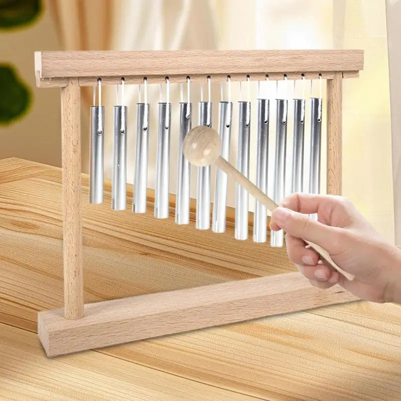 Bars Chime Fun Chimes Percussion Music Instruments Collaborative Entertainment Tool Lightweight Windchimes For Temple Classroom