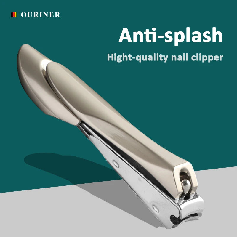 Nail Clippers Stainless Steel Anti Splash Fingernail Cutter Manicure Tools Bionics Design Nail Trimmer Pedicure Scissor