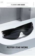 Load image into Gallery viewer, Fashion Sunglasses for Women Men Trendy Shield Wrap Around Sunglasses Oversized Fashion Frameless Sun Glasses
