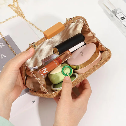 2023 New Women Evening Bags Fashion Handmade Clutch Purse Party Dinner Chain Shoulder Bags Luxury Wedding Handbags Drop Shipping