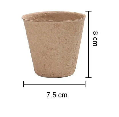 Coco Coir Seed Starter Plant Pots Biodegradable Nursery Pots Seedling Pots Germination Trays Labels Seed Sowing